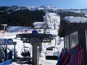 Bormio 2000-Pian dei Larici - 3er Sesselbahn fix geklemmt