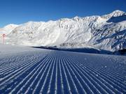 Ausgezeichnete Pistenpräparierung in Galtür