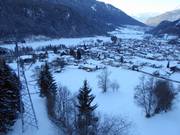 Blick auf Oetz von der Acherkogelbahn