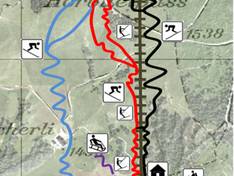 Pistenplan Ottenleue – Sangernboden