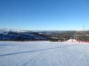 Blick über Hundfjället bis nach Trysil in Norwegen