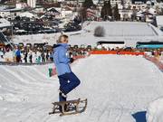 Rodelhang an der Dorfwiese