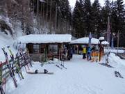 Seetal-Schirm oberhalb der Talstation