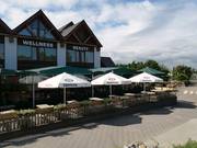 Biergarten im Sommer