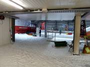 Der Zugangsbereich zu den Pisten