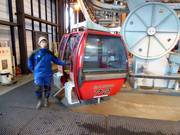 Einstieg an der Gondelbahn