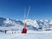 Schneilanzen im Skigebiet Les 3 Vallées