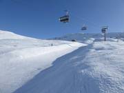 Naturhalfpipe unterhalb der Sesselbahn Wali-Piz Sezner