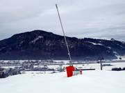 Komplette Beschneiung im Skigebiet Kirchdorf