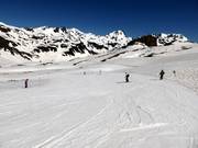 Die sehr leichte und lange Piste Megaverda