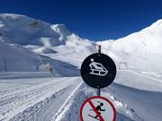 Rodelbahn auf der Zugspitze