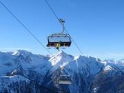 Panoramabahn Sechszeiger - 6er Hochgeschwindigkeits-Sesselbahn (kuppelbar) mit Abdeckhauben und Sitzheizung