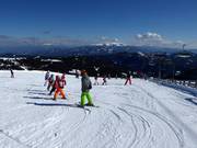 Skikurs im Skigebiet