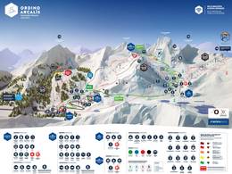 Pistenplan Ordino Arcalís