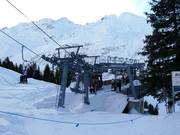 Riffelbahn 1 - 2er Sesselbahn fix geklemmt