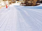 Blaue Piste am Tellerlift Chastillon