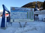 Große Informationstafel in Temù