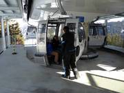 Präsentes Personal an der Gondelbahn