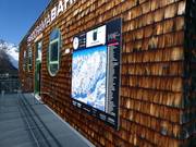 Pistenplan an der Talstation Pardorama