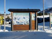 Pistenplan an der Zentralkasse