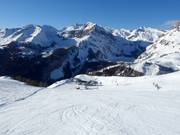 Piste an der Sesselbahn Bellalui