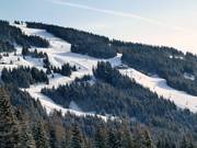 Blick auf die Pisten am Magic 6er