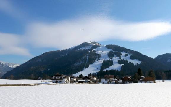 Kaisergebirge: Größe der Skigebiete – Größe Hochkössen (Unterberghorn) – Kössen