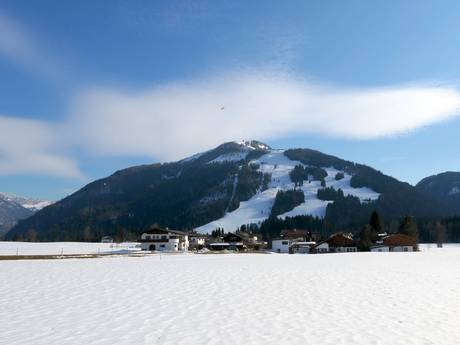 Kaisergebirge: Größe der Skigebiete – Größe Hochkössen (Unterberghorn) – Kössen