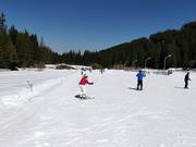 Übungsgelände mit Seillift bei Bunderishka Polyana