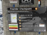 Freeride-Checkpoint am Alpentower