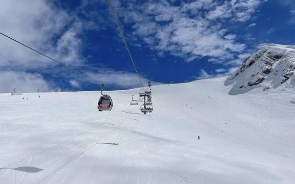 Größter Höhenunterschied im Pindos – Skigebiet Mount Parnassos – Fterolakka/Kellaria