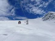 Kombibahn (8er-Gondeln und 6er-Sessel) Bacchus im Skigebiet Mount Parnassos