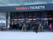 Gepflegter Kassenbereich