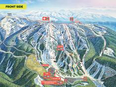 Pistenplan Brundage Mountain