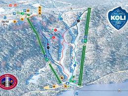 Pistenplan Ukko-Koli