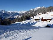 Start der Skiroute nach Silbertal