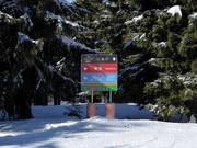 Pistenausschilderung im Skigebiet Spindlermühle