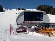 Zehner 6er - 6er Hochgeschwindigkeits-Sesselbahn (kuppelbar) mit Abdeckhauben und Sitzheizung