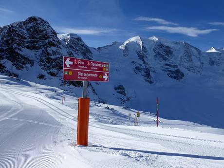 Val Bernina: Orientierung in Skigebieten – Orientierung Diavolezza/Lagalb