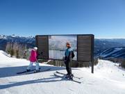 Pistenplan mit digitalen Echtzeitinformationen