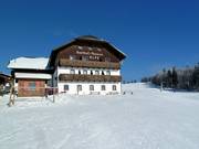 Gasthof-Pension Alpe direkt an den Pisten am Junior Ski Zirkus