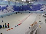 Die Anfängerpiste in der Skihalle Chill Factore