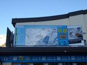 Pistenplan am Kassenbereich