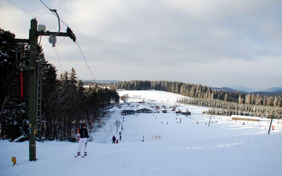 Höchste Talstation im Rothaargebirge – Skigebiet Sahnehang