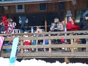 An der Talstation des Moulin Express in Saint Sorlin