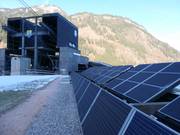 Photovoltaikanlage bei der Ahornbahn im Tal
