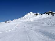 Leichte Piste an der Sesselbahn Schaffürggli