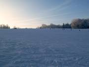 Der Übungshang ist ideal für die ganze Familie