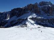 Piste Val Setus zum Grödnerjoch
