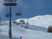 Stätzerhorn - 6er Hochgeschwindigkeits-Sesselbahn (kuppelbar) mit Abdeckhauben